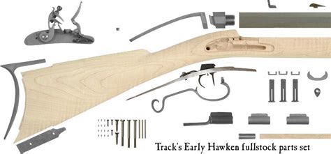 Build Tracks Hawken Fullstock Plains Rifle Flintlock With 1