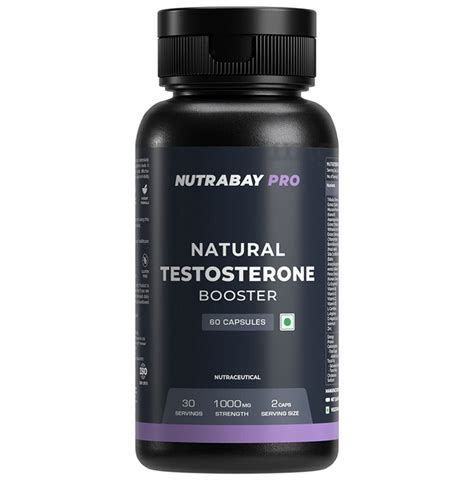 Nutrabay Pro Natural Testosterone Booster Capsule Buy Bottle Of 60
