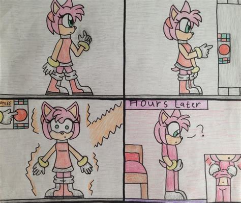 Amy Gets A Belly Button Comic By Dragonpriness On Deviantart