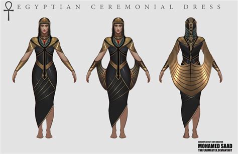 Artstation Egyptian Ceremonial Dress