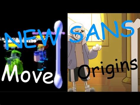 Roblox Soulshatters New Sans Move Origins Youtube