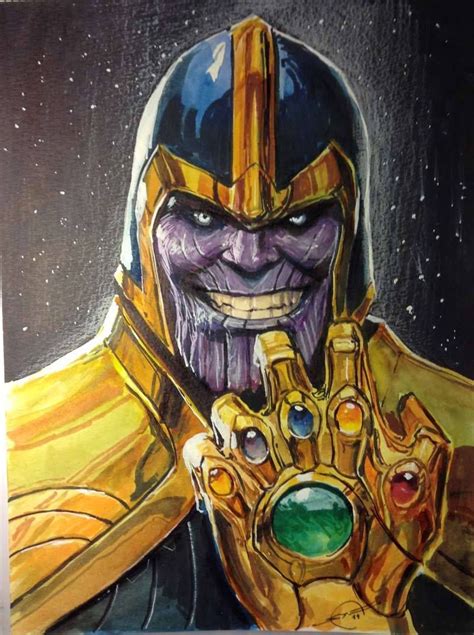 Thanos By Stjepan Sejic Marvel Comic Universe Marvel Comics Art
