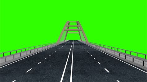 Bridge Roadway Green Screene Free Stocks Footage 4k And Hd Video Clip