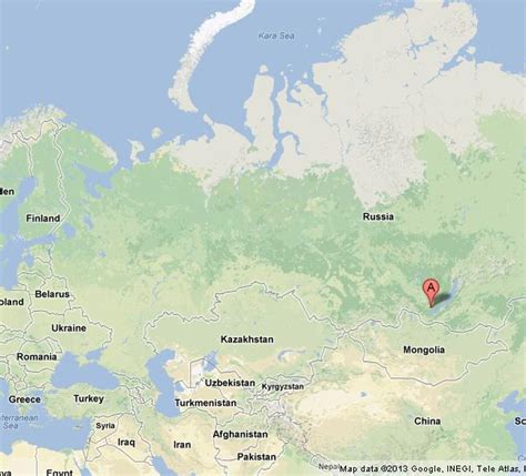 Irkutsk On Map Of Russia