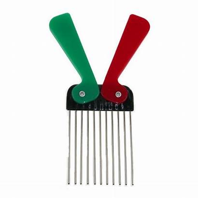 Comb Afro Metal Combs Hair Folding Foldable