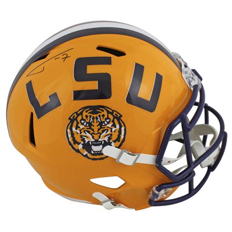 Tyrann Mathieu Signed LSU Tigers Full Size Speed Helmet JSA Pristine Auction