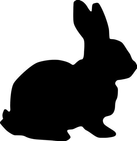 SVG > easter rabbit bunny - Free SVG Image & Icon. | SVG Silh