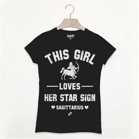 Sagittarius Women S Zodiac Star Sign T Shirt By Batch1