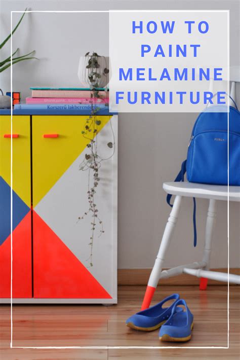 It provides a tough, chip resistant, easy to clean finish. How to makeover a melamine cabinet - Pintyplus