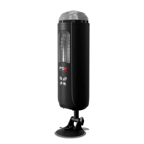 buy the pdx elite ultimate milker 15 function rechargeable hands free vibrating and revolving