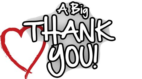 Big Thank You Clipart Clip Art Library