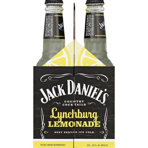 we wanted to unite the brand's signature clack with color, flavor iconography. Jack Daniel's Country Cocktails Lynchburg Lemonade (10 fl oz) - Instacart