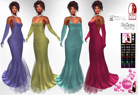 Caramelo De Fresabeatriz Wear Me Sims 4 Mermaid Formal Dress