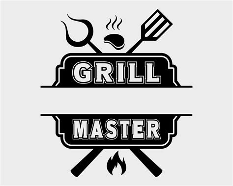 Grill Master Sign Svg Files For Cricut Custom Name Bbq Party Svg