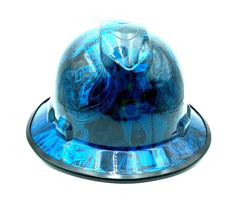 Bad Ass Wide Brim Hard Hat Hydro Dipped In Candy Mile High Etsy