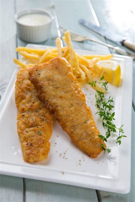 Fish And Chips Fried Fish Fillet With French Fries Stock Image Image