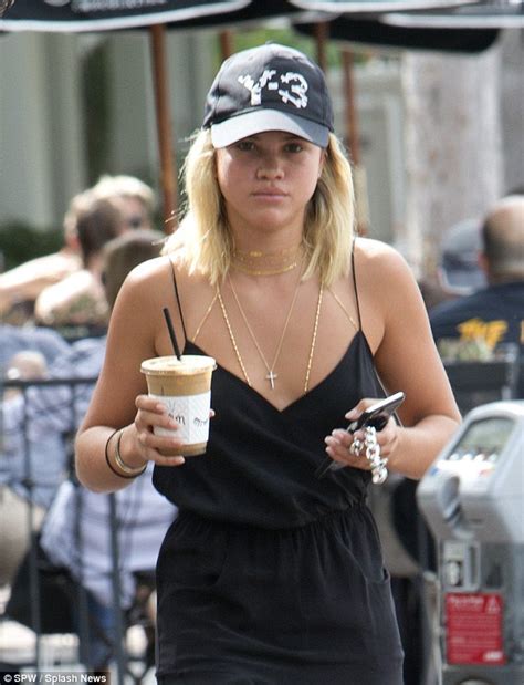 Hope Justinbieber Sees Sofia Richie Steps Out Bra Free One Day After THAT Nip Slip Daily Mail