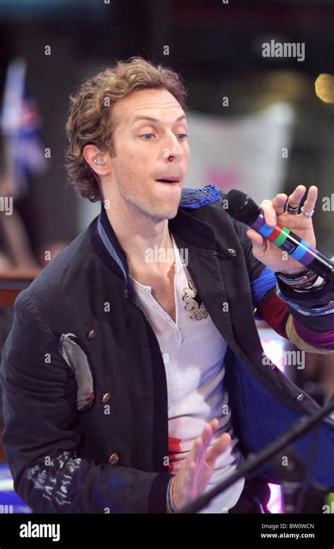 Coldplay Concert On The Nbc Today Show Stock Photo Alamy