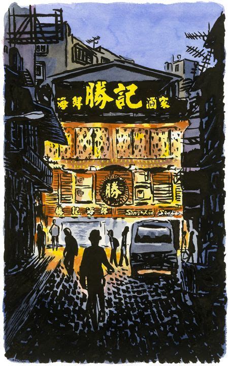 Michael Sloan - HONG KONG STREET MARKET PAINTINGS | Hong ...