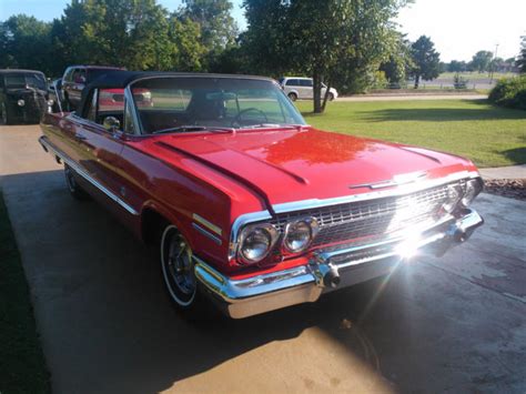1963 Chevrolet Impala Ss 409 Convertible 425hp For Sale In Mustang