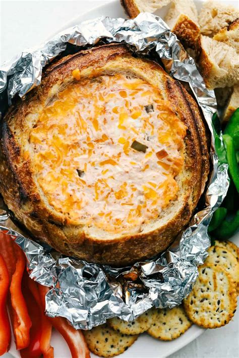 Baked Cream Cheese Salsa Dip In A Bread Bowl Therecipecritic