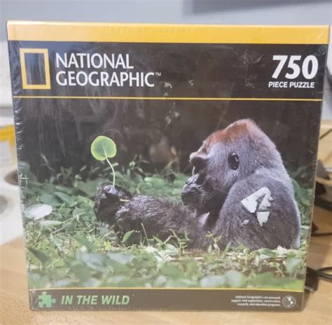 National Geographic In The Wild Silverback Gorilla Puzzle 750 Piece New
