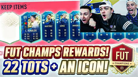 Before we get to the prediction, here are the 100 icons. MY CRAZY FUT CHAMPIONS REWARDS! 22 TOTS + AN ICON IN ONE ...