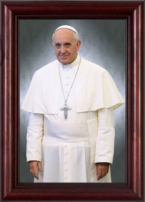 Pope Francis Casual Portrait Pope Francis Catholic Artwork Portrait