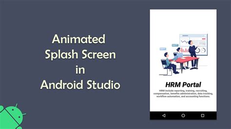 Animated Splash Screen In Android Studio Youtube