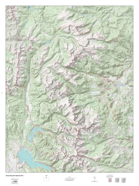 Topographic Map Of Colorado Mountains