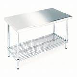 Seville Classics Stainless Steel Work Table Photos