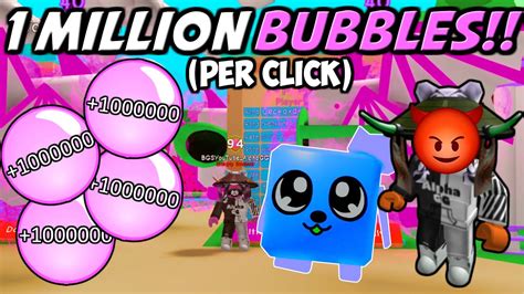 1 000 000 Bubbles Per Click One Of The 1st Players Ever Bubble