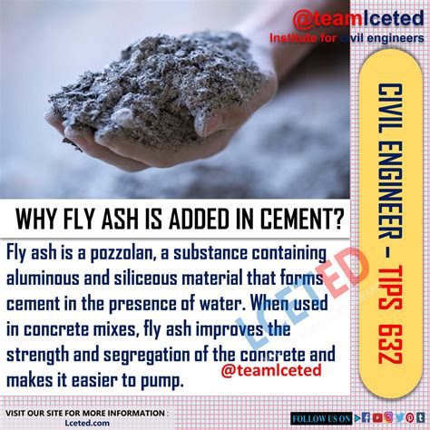 Fly Ash Constituents Of Fly Ash Uses Of Fly Ash Construction Materials Lceted Lceted