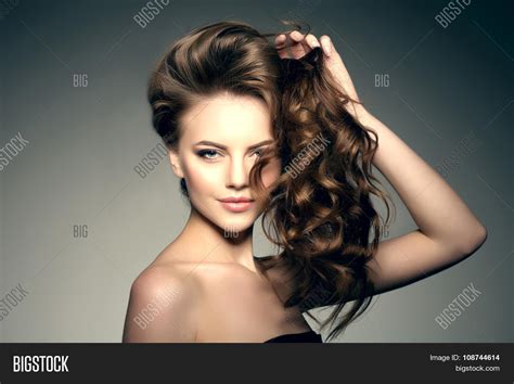 Model Long Hair Waves Image And Photo Free Trial Bigstock