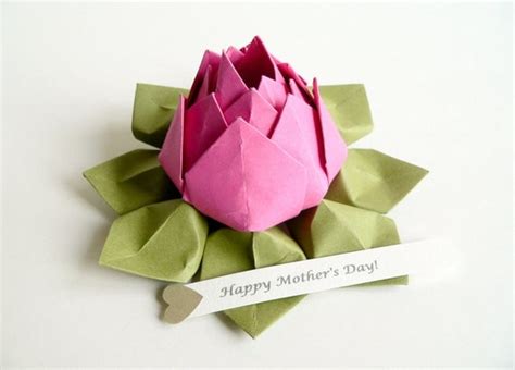 Mothers Day T Paper Flower Personalized Message
