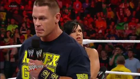 John Cena And Aj Lee Kiss Wwe Raw 111912 Video Dailymotion