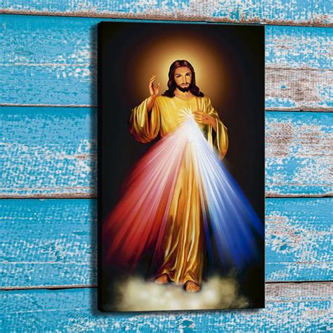 Canvas Print Jesus Christ Painting On Canvas Posters And Prints Wall