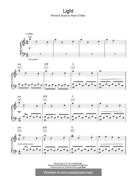 light sleeping at last by r c o neal sheet music on musicaneo