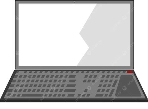 Layar Laptop Transparan Vektor, Laptop, Komputer, Layar PNG dan Vektor
