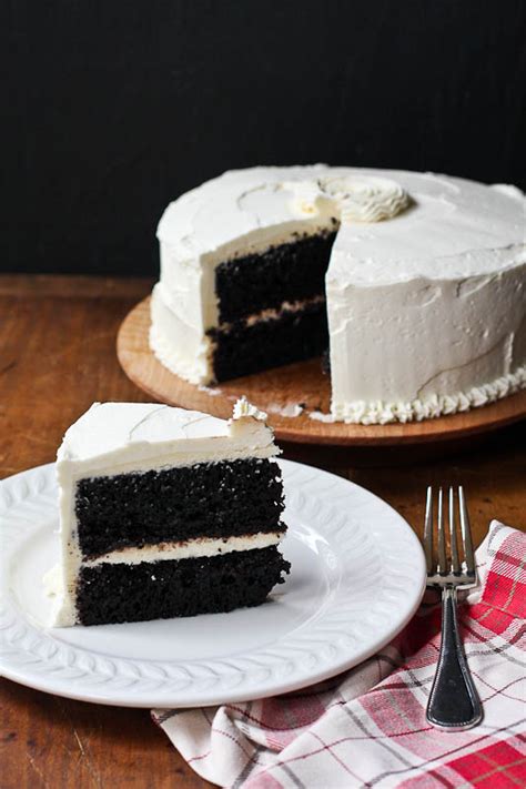 The Merry Gourmet Chocolate Cake With Vanilla Buttercream Frosting