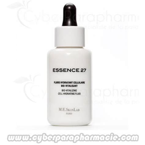 An essence is applied to a clean face, prepping the skin to effectively absorb subsequent products, like serum and moisturizer. COSMETICS 27 ESSENCE 27 Moisturizer cellular bio-vitalizing