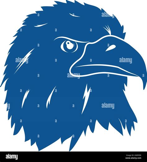 american eagle head on background stock vector image and art alamy
