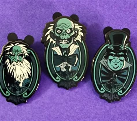 Disney Haunted Mansion Ghost Portraits Mystery Pin Phineas Gus Ezra