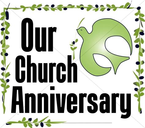 Our Church Anniversary Clipart Clover Media