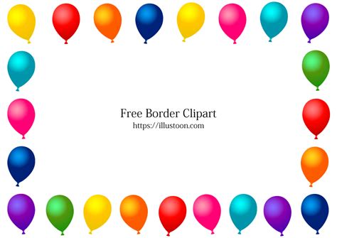 Clipart Balloon Border