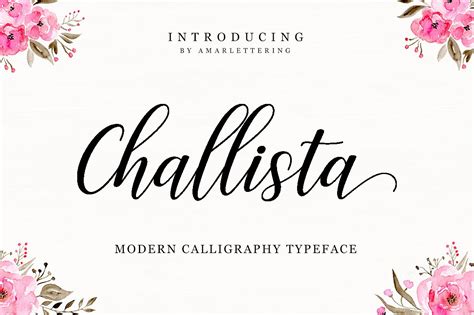 Fontget.com has the largest selection of calligraphy fonts. Challista Script Font - Free Fonts