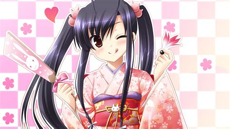 1920x1080 Girl Anime Kimonos 1080p Laptop Full Hd Wallpaper Hd Anime
