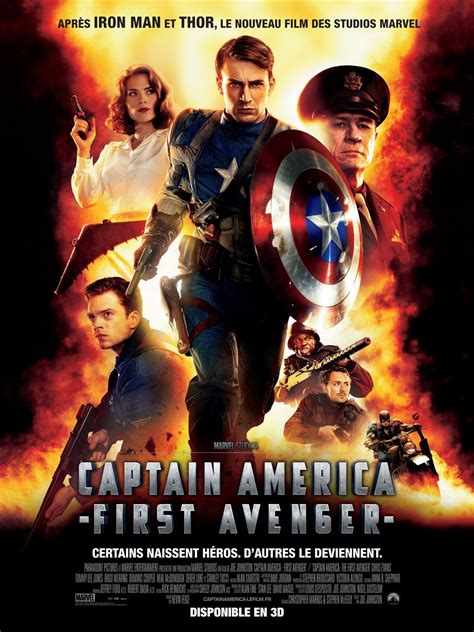 N4nation The French Poster For Captain America The First Avenger