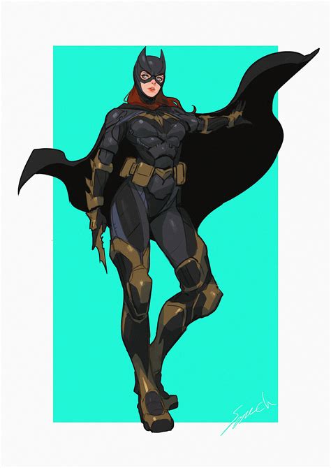 Safebooru 1girl Absurdres Barbara Gordon Batarang Batgirl Batman Series Billowing Cape Blue