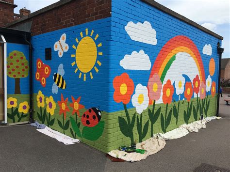 New Whittington Primary School Mural School Murals School Wall